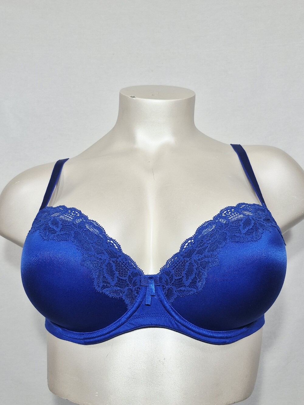 38D Wacoal b.tempt'd 953223 Always Composed T-Shirt UW Bra Blue - Picture 1 of 12